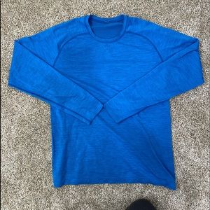 Lululemon blue long sleeve shirt